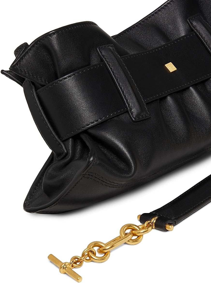 Balmain, Mini Anthem Leather Top Handle Bag, Noir