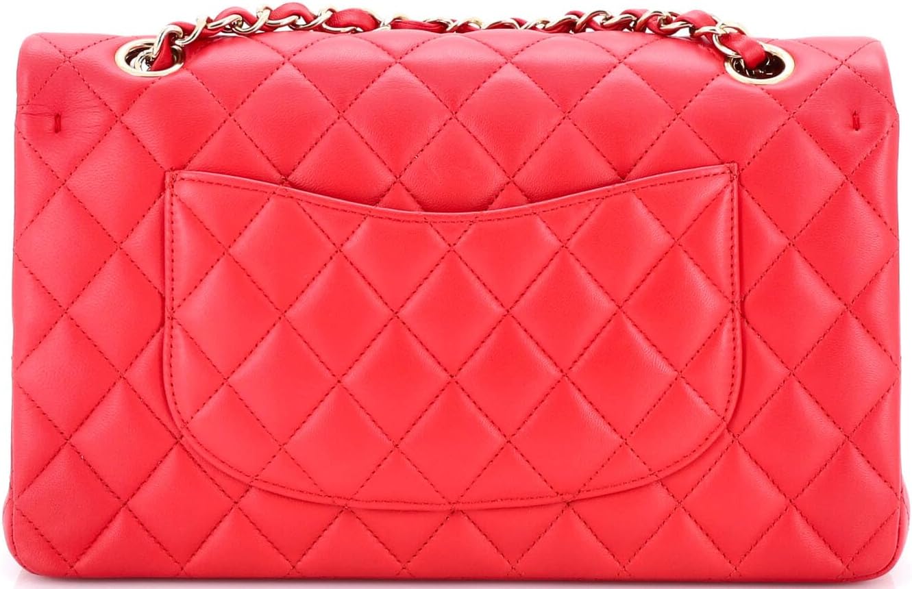 Chanel, Classic Double Flap Bag Quilted Lambskin Medium, Pink