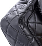Chanel, Giant CC Chain Pocket Flap Bag Quilted Lambskin Small, Black