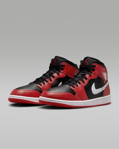 Nike Air Jordan 1 Mid "Gym Red/Black" DQ8426-061 Men's Sneakers [US 7-15]