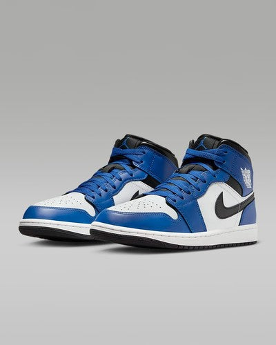 Nike Air Jordan 1 Mid "Game Royal/White/Black" DQ8426-402 Sneakers [US 7-15]