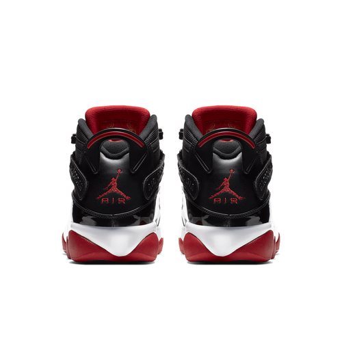 Nike Air Jordan 6 Rings Black Varsity Red 322992-062 Men's Size