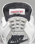 Nike Air Jordan 4 Retro "White/Cement" (2025) FV5029-100 Men's Sneakers