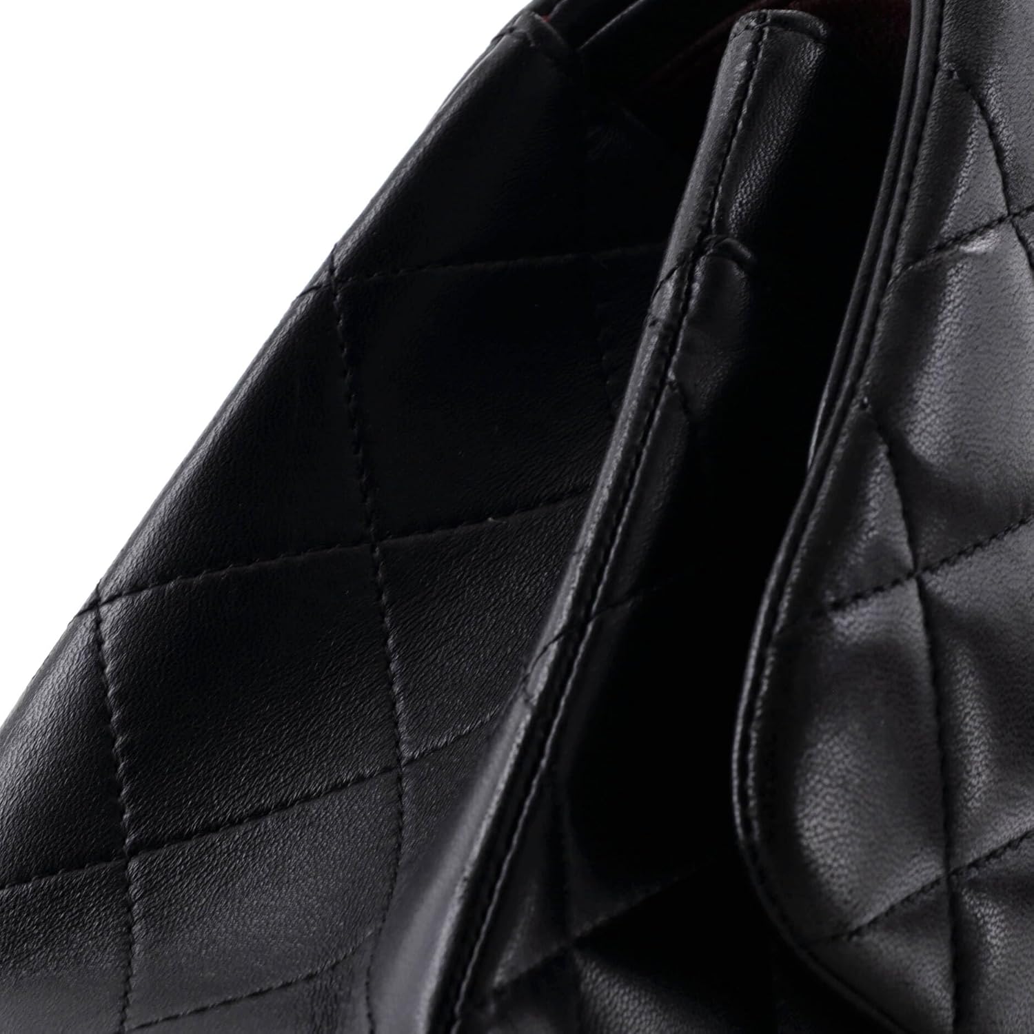 Chanel, Classic Double Flap Bag Quilted Lambskin Jumbo, Black