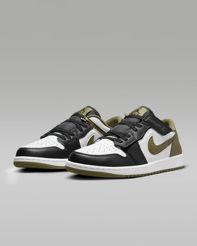Nike Air Jordan 1 Low FlyEase "White/Black/Medium Olive" DM1206-102 [US7-14]