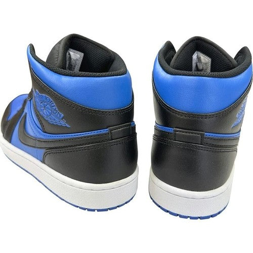 Nike DQ8426-042 Air Jordan 1 Mid Black White Royal Blue Men's US 7-13 Authentic