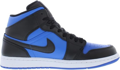 Nike DQ8426-042 Air Jordan 1 Mid Black White Royal Blue Men's US 7-13 Authentic