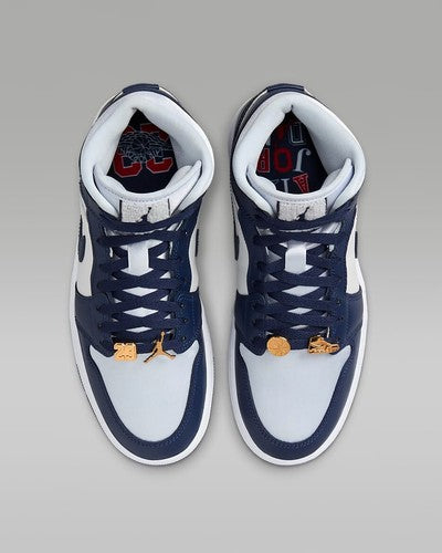 Nike WMNS Air Jordan 1 Mid SE "Football Grey/Navy" FZ8777-044 [US 5.5-11.5]