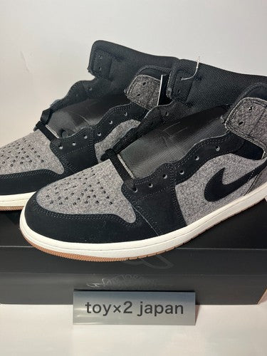 Nike Air Jordan 1 Mid SE "Black Denim" HJ4363-001 Men's Sneakers [US 7-15]