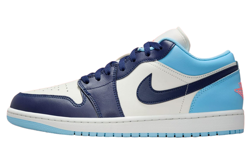 Nike Air Jordan 1 Low Sail Blue Chill 553558-149 Men's Size