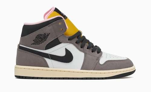 Nike Air Jordan 1 Mid SE White Cave Stone HQ2011-100 Men's Size