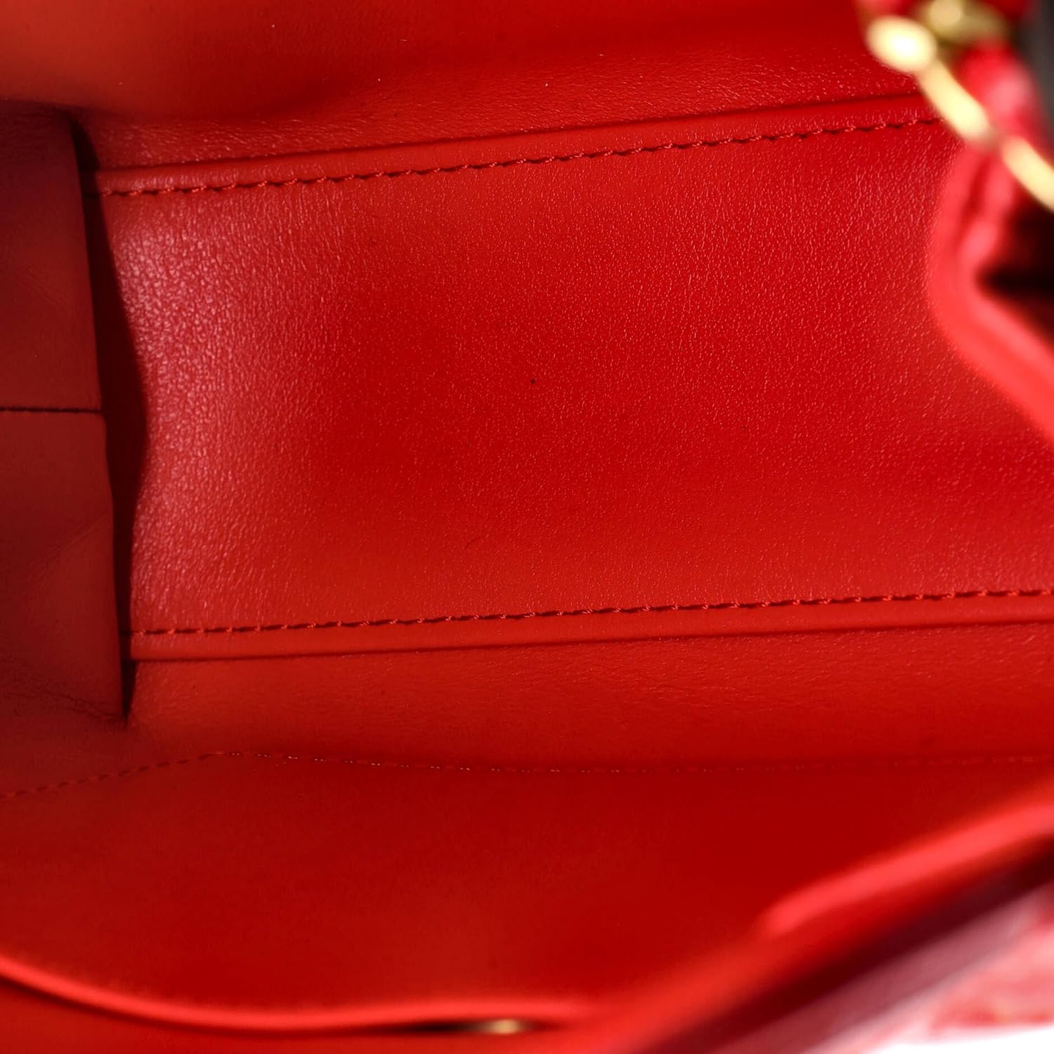 Chanel, Kelly Top Handle Shopping Bag Quilted Shiny Aged Calfskin Mini, Red