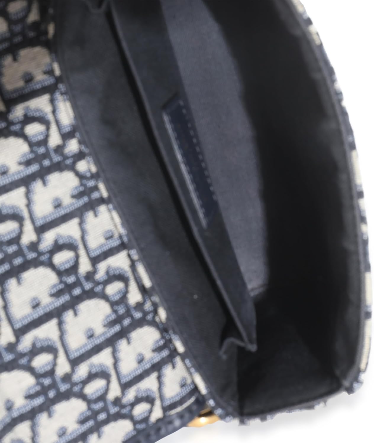 Dior, Blue Oblique Canvas 30 Montaigne Box Bag, Blue