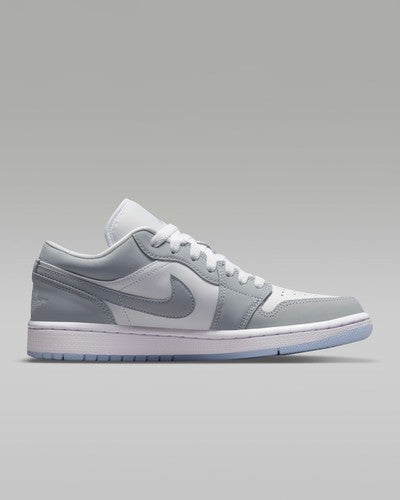 Nike WMNS Air Jordan 1 Low "White/Aluminum/Wolf Gray" DC0774-105 [US 5-12]