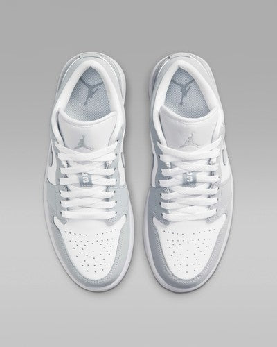 Nike WMNS Air Jordan 1 Low "White/Aluminum/Wolf Gray" DC0774-105 [US 5-12]