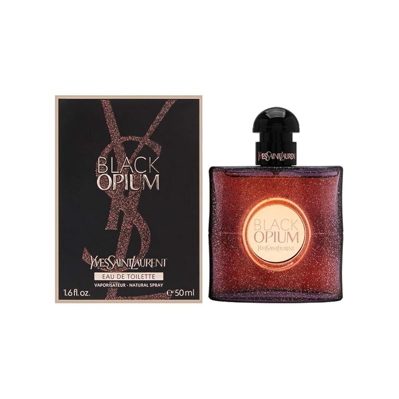 Yves Saint Laurent Eau De Parfum Spray for Women, Black Opium, 3 Ounce
