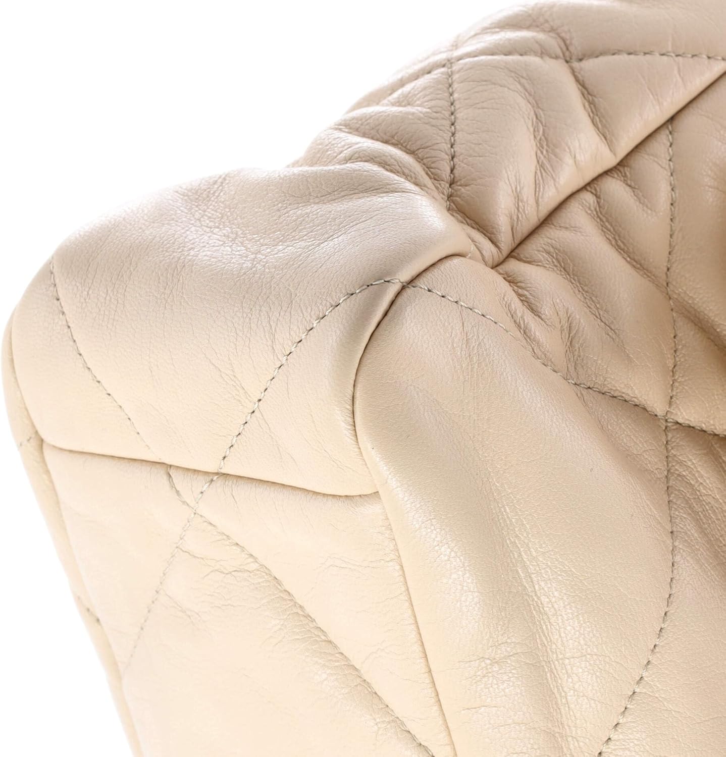 Chanel, 19 Flap Bag Quilted Leather Large, Neutral