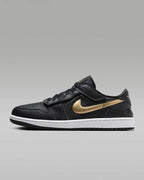 Nike Air Jordan 1 Low FlyEase "Black/Metallic Gold" DM1206-071 [US 7-16]