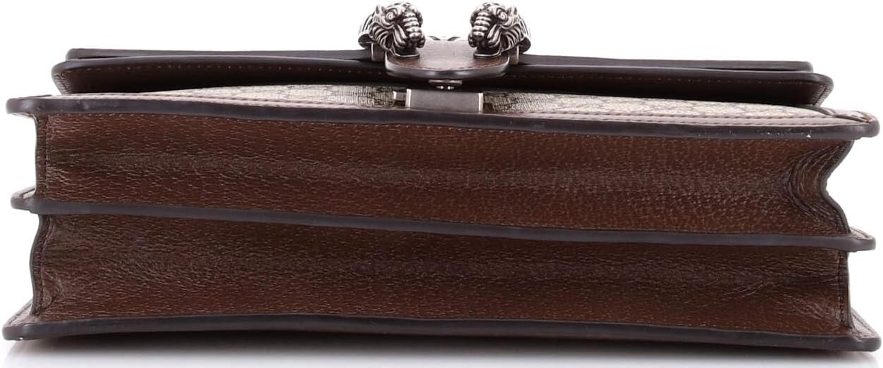 Gucci, Dionysus Top Handle Chain Bag GG Coated Canvas Small, Brown