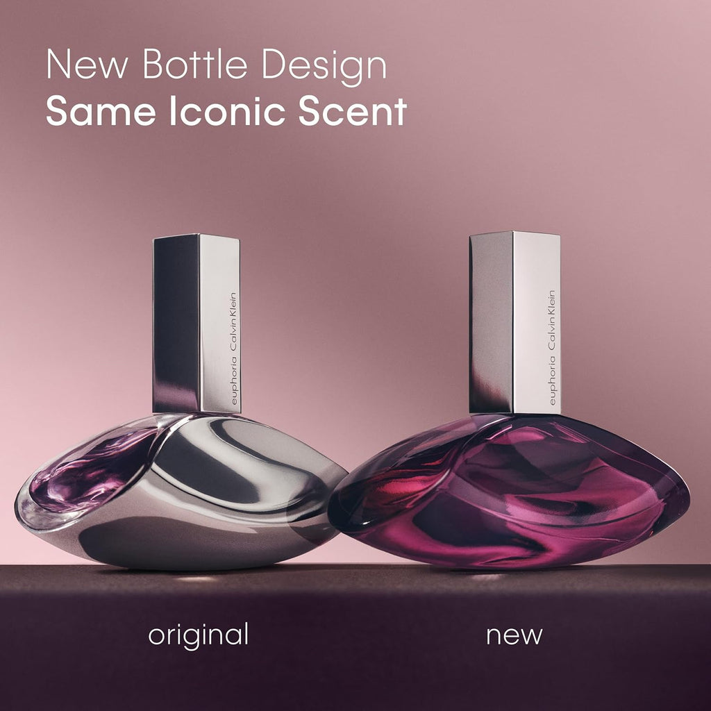 Calvin Klein Euphoria Eau de Parfum – Chypre Women's Perfume – With Notes of Pomegranate, Black Orchid, Lotus Blossom & Mahogany Wood – Long Lasting Fragrance