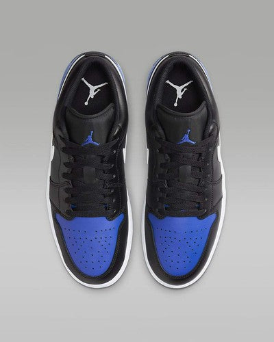 Nike Air Jordan 1 Low "Black/Game Royal/White" 553558-042 Men's [US 7-13]