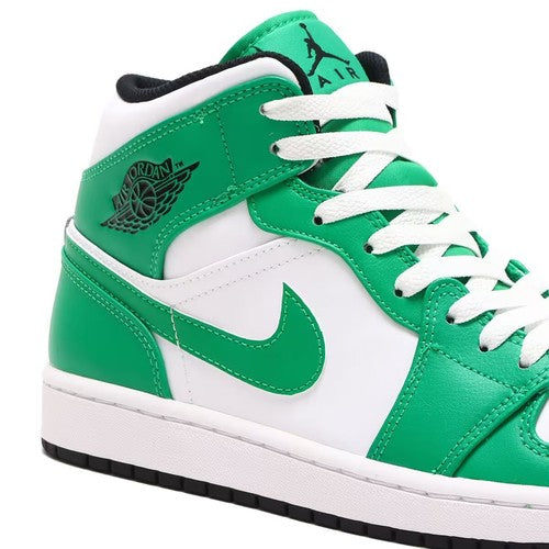 Nike Air Jordan 1 Mid "Lucky Green" DQ8426-301 Men's Shoes Sneakers Brand