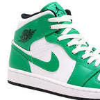 Nike Air Jordan 1 Mid "Lucky Green" DQ8426-301 Men's Shoes Sneakers Brand