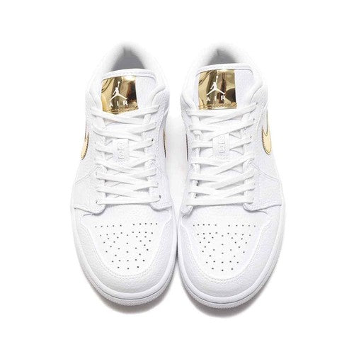 Nike WMNS AIR JORDAN 1 LOW SE "WHITE/GOLD" CZ4776-100 Sneakers [US 5-12]