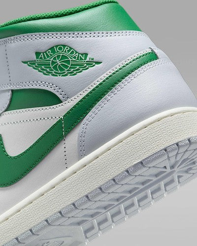 Nike Air Jordan 1 Mid "Summit White/Pine Green" DQ8426-142 Men's [US 7-14]