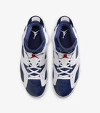 Nike Air Jordan 6 Retro "White and Midnight Navy" CT8529-164 Men's [US 7-13]