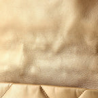Chanel, 19 Flap Bag Quilted Leather Medium, Gold