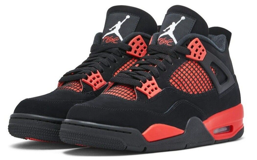 Nike Air Jordan 4 Retro Red Thunder CT8527-016 Men's Size