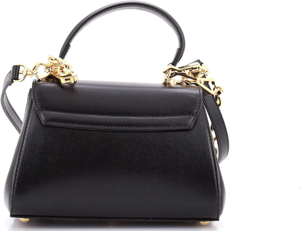 Gucci, Horsebit 1955 Top Handle Flap Bag Leather Mini,Black