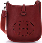 Hermès, Evelyne Bag Gen III Clemence TPM,Rouge H