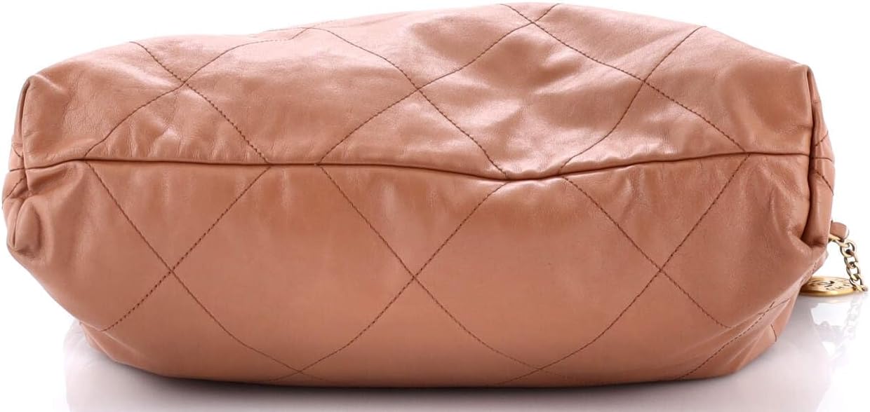 Chanel, 22 Chain Hobo Quilted Calfskin Medium, Neutral