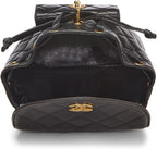 Chanel, Quilted Lambskin ; Classic Backpack Medium, Black : Clothing, Shoes & Jewelry