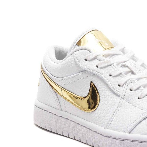 Nike WMNS AIR JORDAN 1 LOW SE "WHITE/GOLD" CZ4776-100 Sneakers [US 5-12]