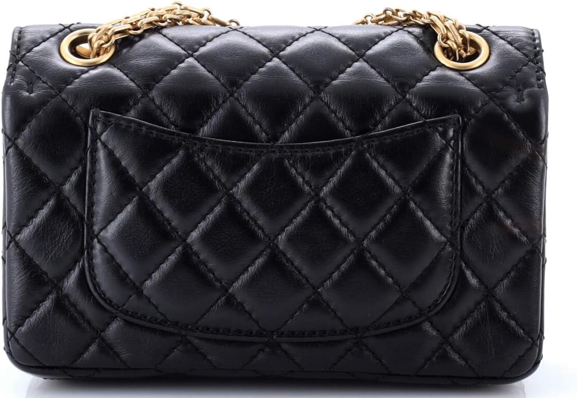 Chanel, Crystal Charms 2.55 Reissue Flap Bag Aged Quilted Calfskin 224, Black
