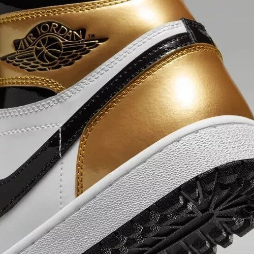 Nike Air Jordan 1 High Golf "Gold Toe" DQ0660-002 Men's Sneakers [US 7-12]