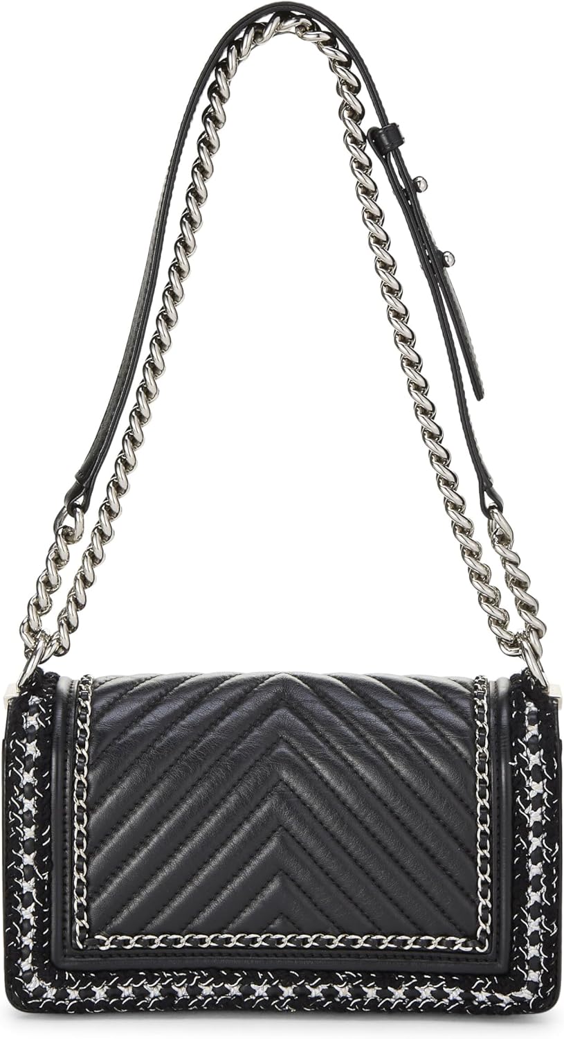 Chanel, Black Quilted Calfskin Jacket Boy Bag Medium, Black