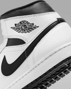 Nike Air Jordan 1 Mid "White/Black" DQ8426-132 Men's Sneakers [US 7-14]
