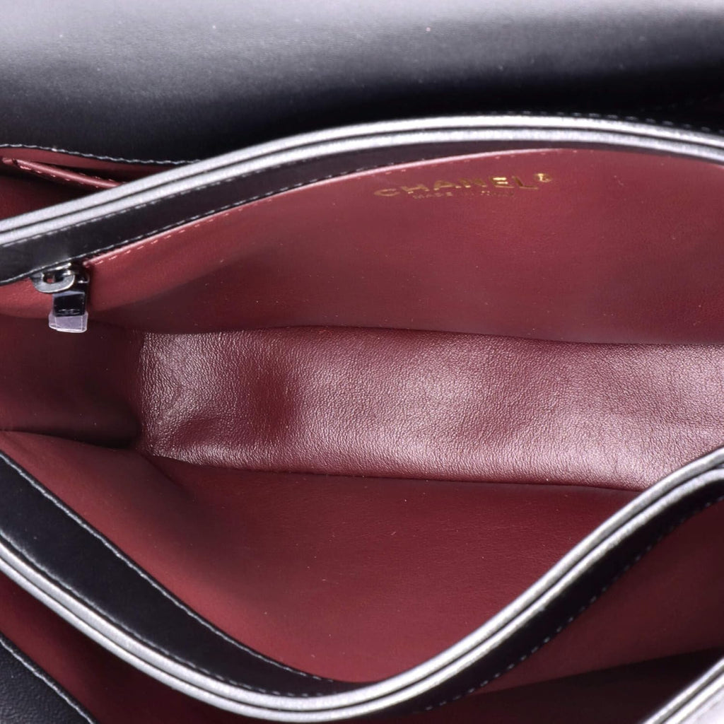 Chanel, Trendy CC Top Handle Bag Quilted Lambskin Small, Black