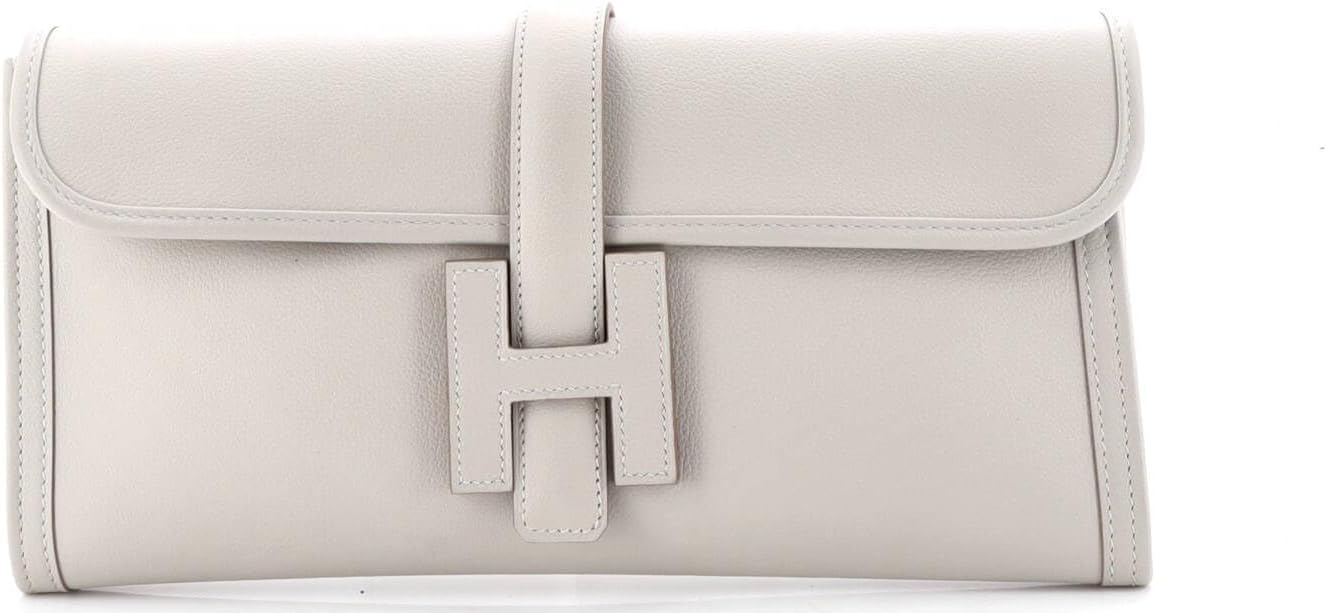 Hermès, Jige Elan Clutch Swift 29,Gris Perle