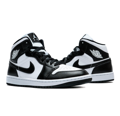 Nike Air Jordan 1 Mid Panda Black White Women's Sizes DV0991-101
