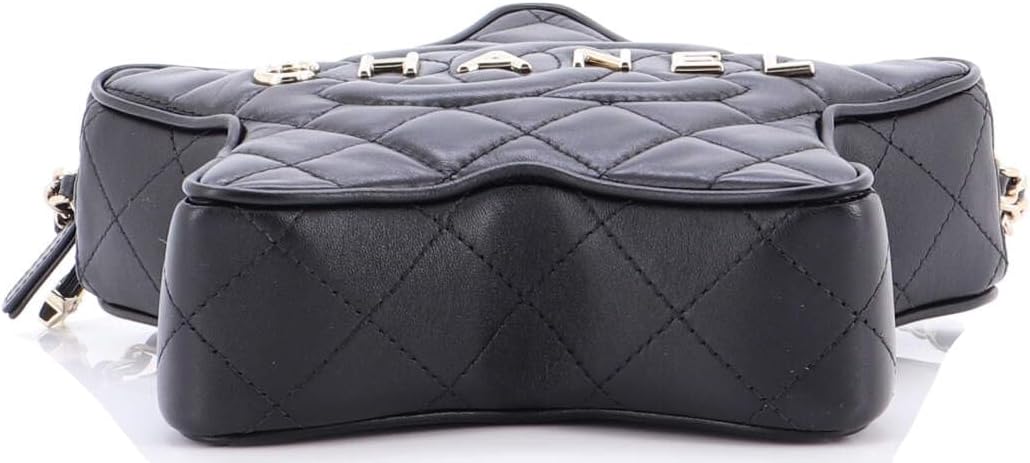 Chanel, CC Walk of Fame Star Bag Quilted Lambskin, Black