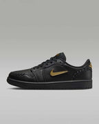 Nike WMNS Air Jordan 1 Low MM "Black/Metallic Gold" FN5032-007 [US 5-12]