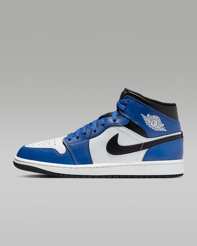 Nike Air Jordan 1 Mid "Game Royal/White/Black" DQ8426-402 Sneakers [US 7-15]