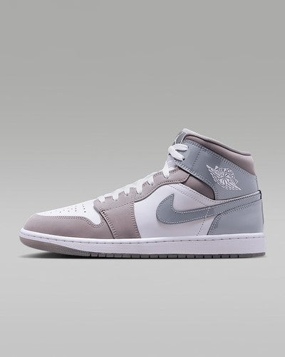 Nike Air Jordan 1 Mid SE "White/Medium Gray/Cool Gray" HF3216-100 [US 7-13]