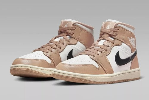 Nike WMNS Air Jordan 1 Mid "Desert" BQ6472-103 Womens Sneakers [US 5.5-12]