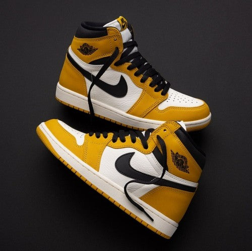 Nike Air Jordan 1 Retro High OG Yellow Ochre Men's & GS Sizes DZ5485-701
